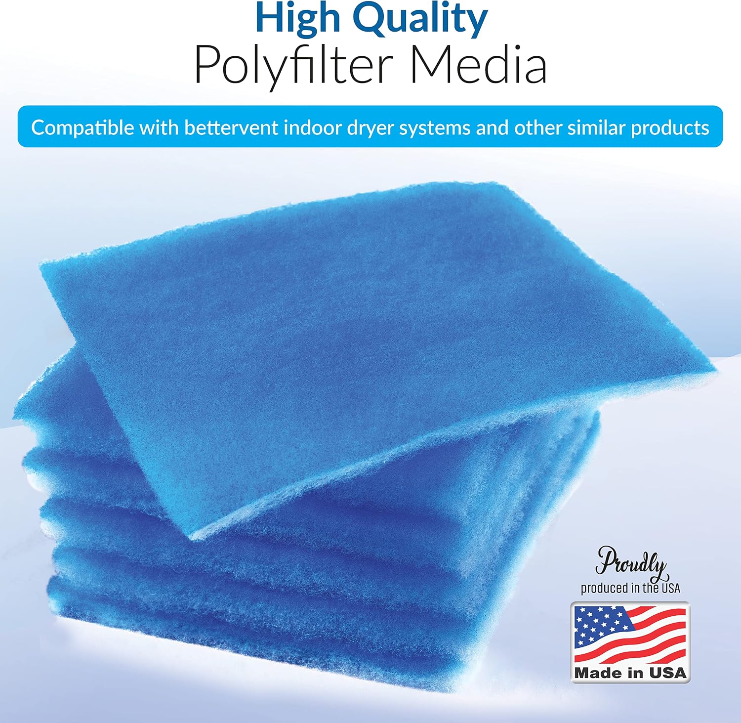 Indoor Dryer Vent/Bettervent Replacement Filters 24-pack