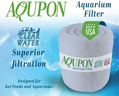 AQUPON Aquarium Filter Pad - Premium Aquarium Filter Media Roll for Clear Water
